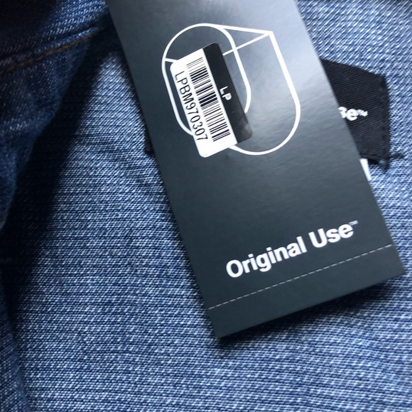 NWT Original Use Raw Hem Denim Woman’s XS Button Down Raw Hem Jean Shirt NEW - Picture 9 of 10